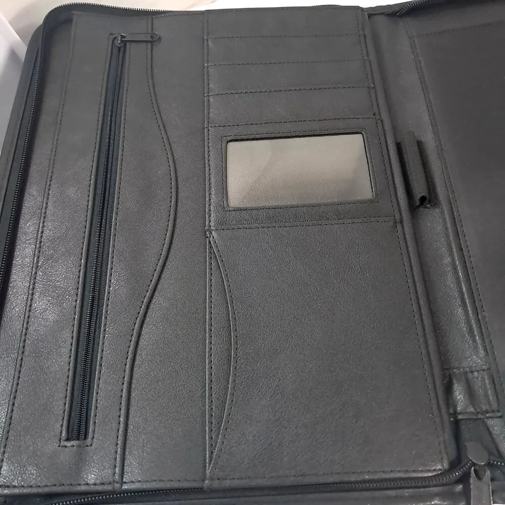 Cogent Systems planner‎ organizer black zippered case office school business